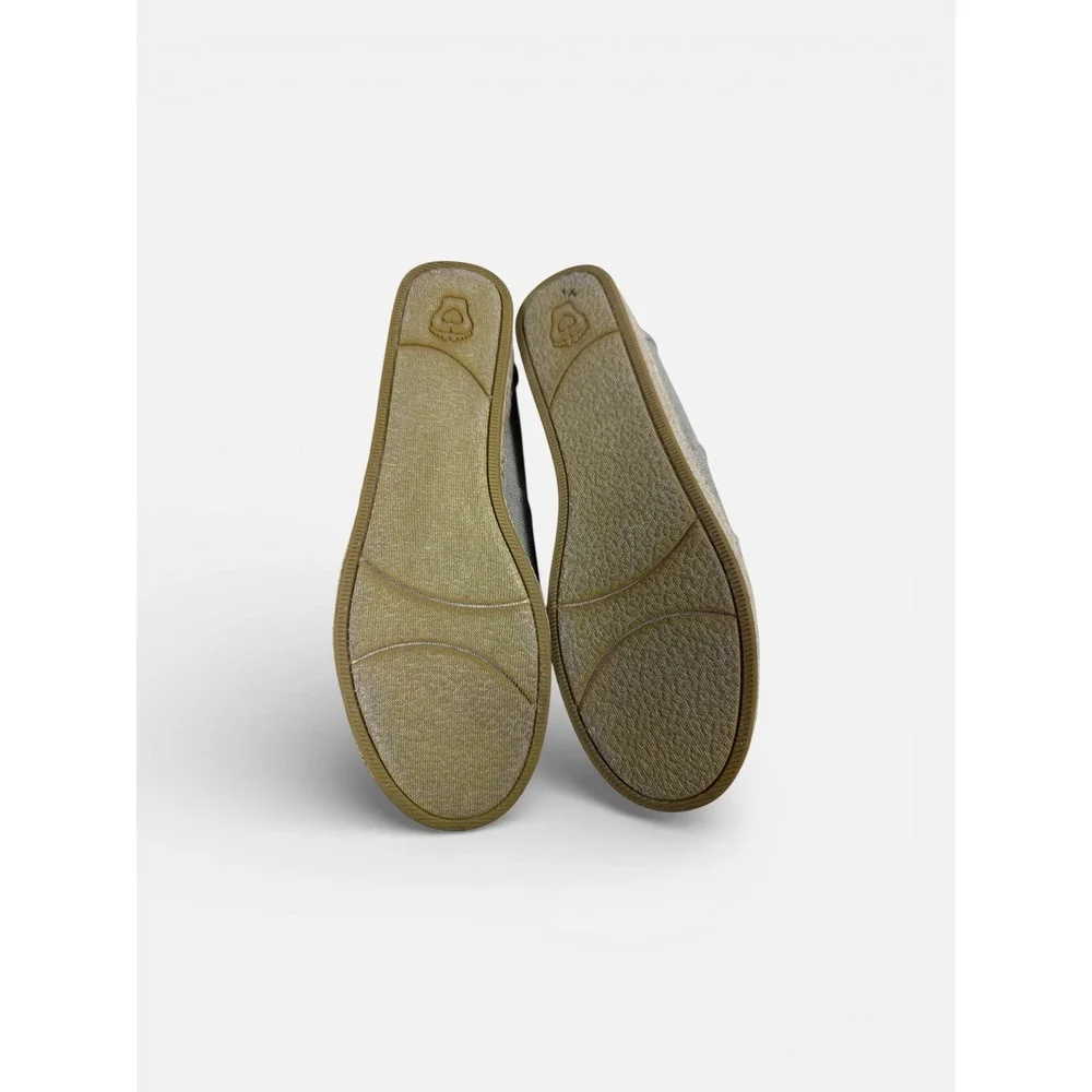 BOBS from Skechers Espadrille Slip On Flats Taupe Canvas Memory Foam Womens 9‎ M